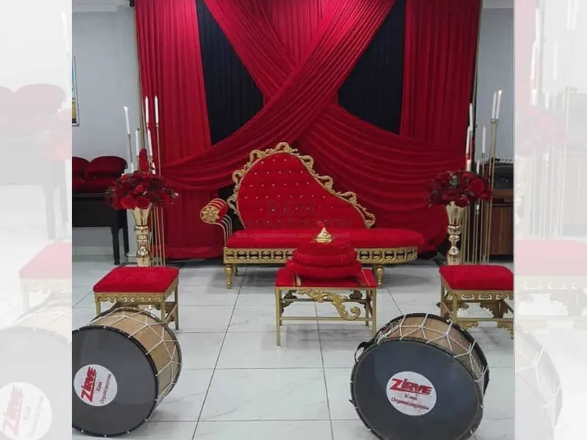 Salon Kina Dekorasyonu İstanbul - Reel Organizasyon gerçek kurulum görseli