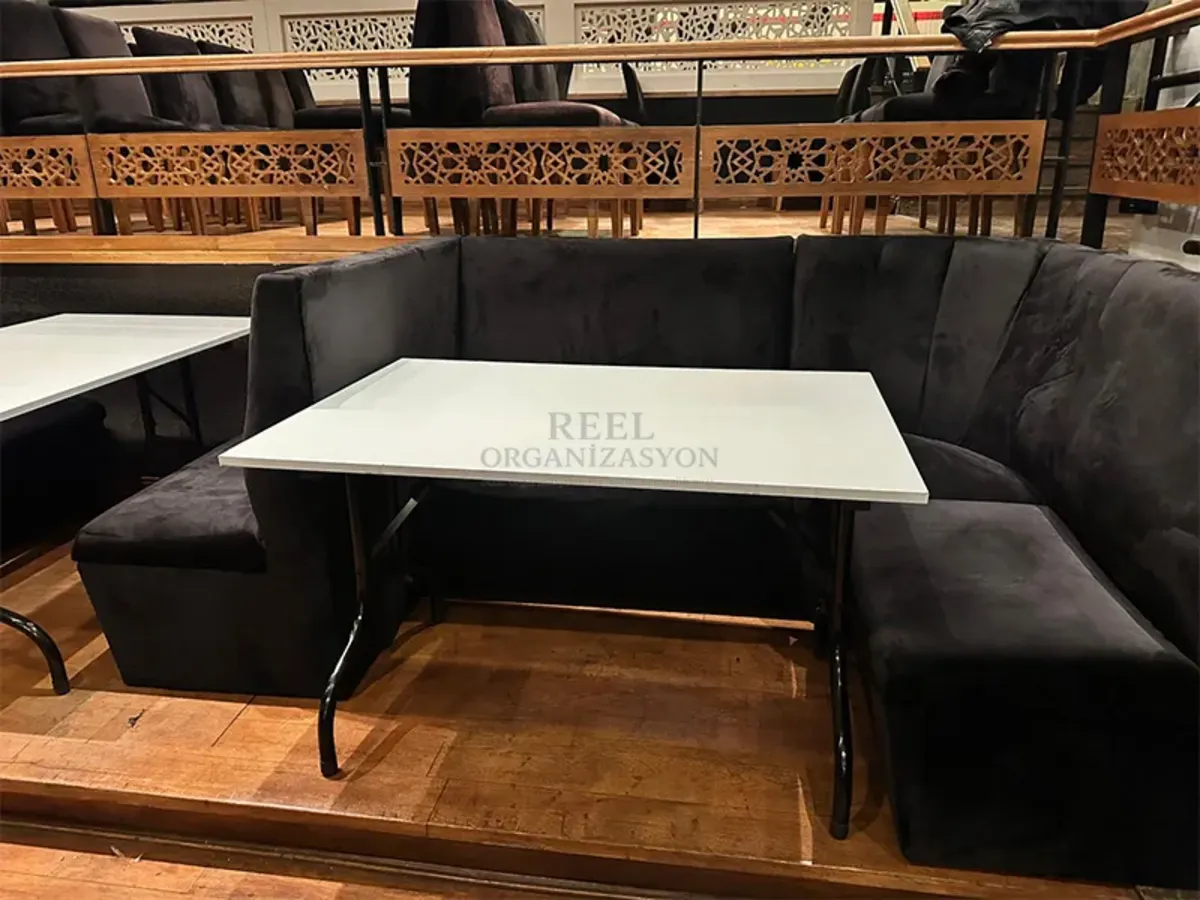 Organizasyon Masa Sandalye Düzeni İstanbul - Reel Organizasyon gerçek kurulum görseli
