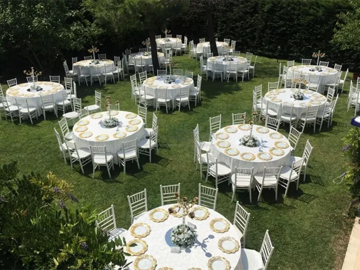 Organizasyon Masa Düzeni İstanbul - Reel Organizasyon gerçek kurulum görseli