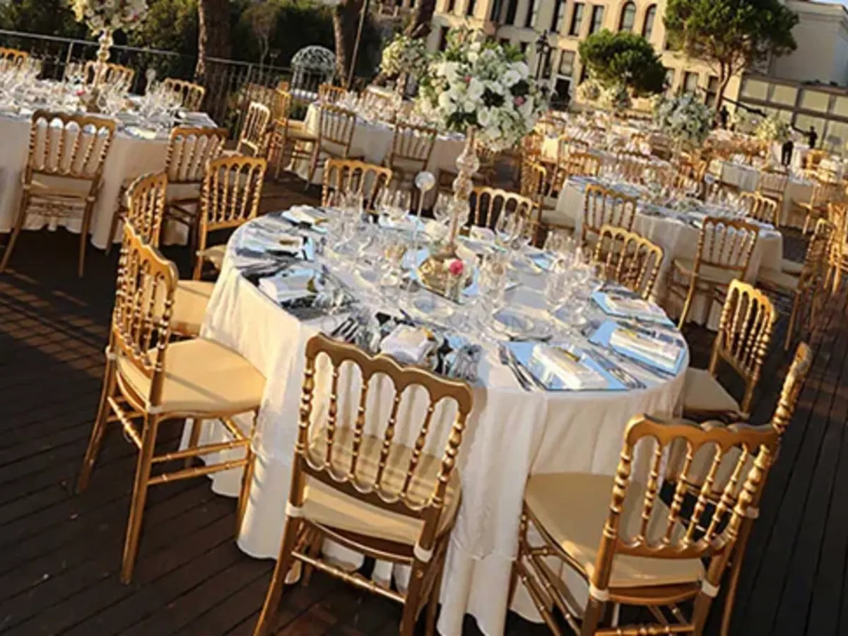 Nikah Sandalye Düzeni İstanbul - Reel Organizasyon gerçek kurulum görseli