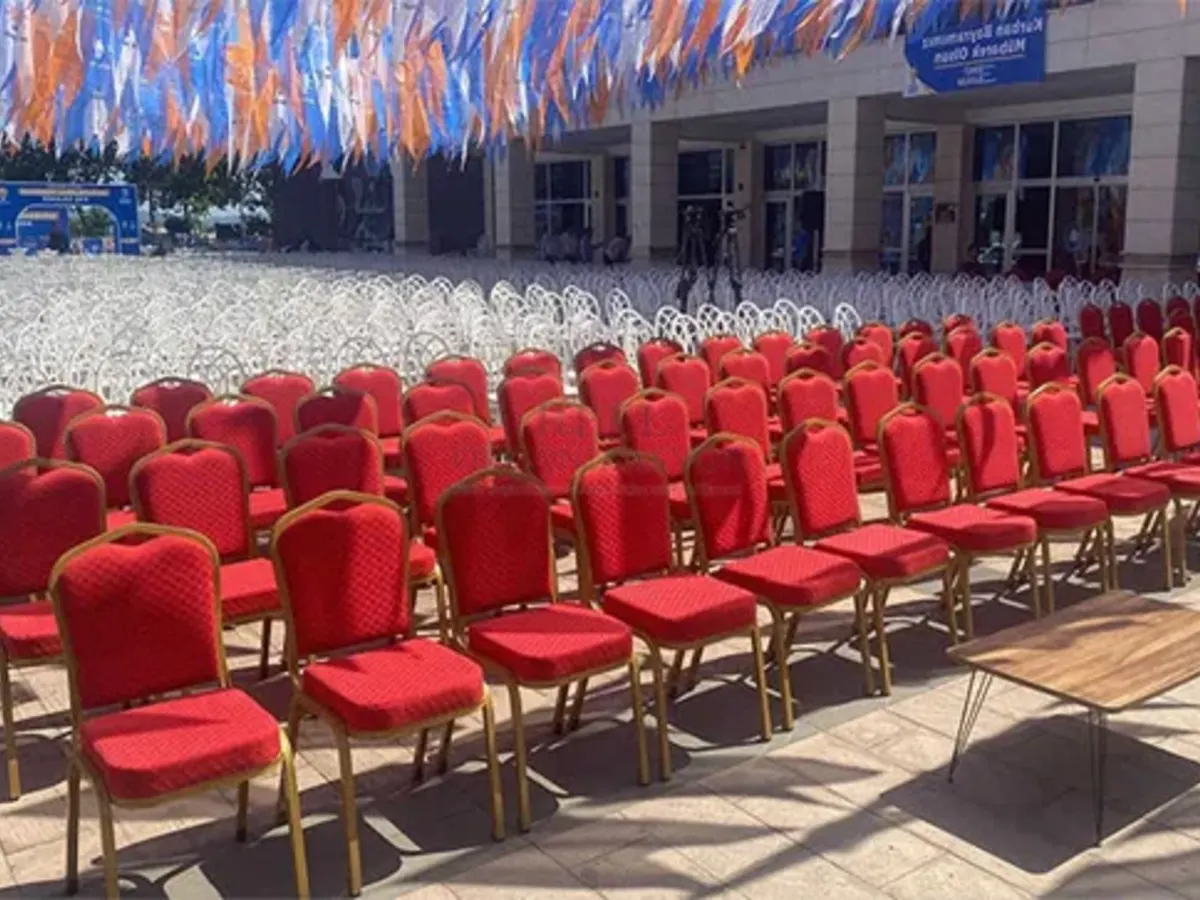 Nikah Sandalye Düzeni İstanbul - Reel Organizasyon gerçek kurulum görseli